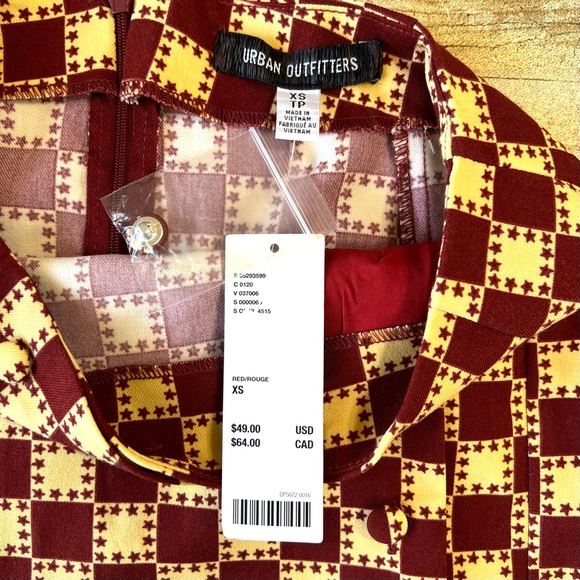 Urban Outfitters Sz XS Womens Skirt Chic Checkered - Picture 5 of 5